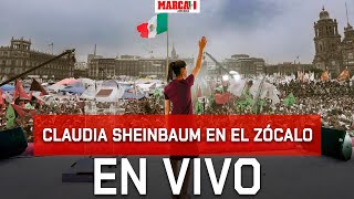 Claudia Sheinbaum acude al Zócalo como Presidenta de México I EN VIVO [upl. by Stambaugh]