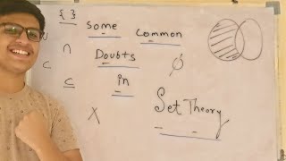 Addressing some most common doubts in SET THEORYCLASS 11 Maths Ch1JEENEETELEMENTARY CONCEPTS [upl. by Hauger604]