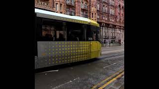 Manchester Trams 3135 Smooth Opp Midland Mosley St [upl. by Zia]