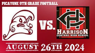 PICAYUNE 9TH GRADE FOOTBALL VS HARRISON CENTRAL 82624 [upl. by Eldreeda122]