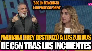 MARIANA BREY DESTROZÓ A LOS ZURDOS DE C5N [upl. by Kcirrag]