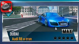 DUBAI AUDI R8 E TRON RACE ASPHALT 8 [upl. by Fulmis]