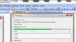 Slotted Line Simulation [upl. by Kaye141]