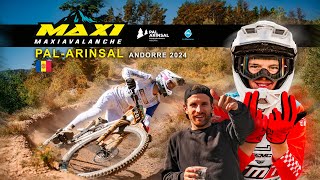 MAXIAVALANCHE PalArinsal Andorre 2024 [upl. by Mariette]