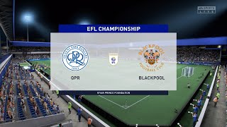 FIFA 22  QPR vs Blackpool  Kiyan Prince Foundation  16082022  Gameplay [upl. by Haggar]