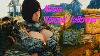 Voiced Follower Neisa skyrim Mod [upl. by Erine772]