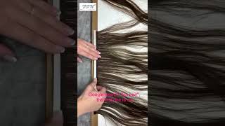 How to Make Professional Tape Hair Extensions in a Hair Factory shorts [upl. by Gusba]