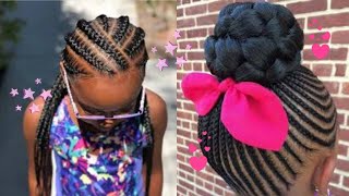 ADORABLE  CUTE BLACK GIRL HAIRSTYLES COMPILATION 2020💕🦋 I BRAIDS EDITION💕🦋 [upl. by Purity]