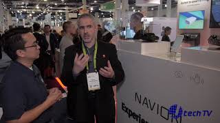 Wayray Navion Holographic AR HUD at CES 2018 [upl. by Ynoep]