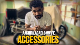 आखिर BMW pe Accessories laga di  Vlog No 158 [upl. by Fiorenze]