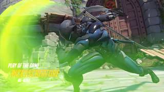 Genji Vs Hanzo Team Deathmatch Custom Game  Overwatch [upl. by Pascal796]