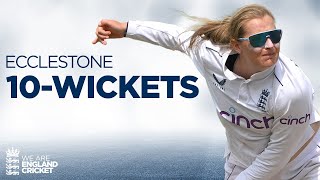 10Wickets In The Match  Sophie Ecclestone Stars against Australia  England Women [upl. by Enelad]