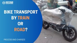 How to Transport a Bike Bike Transport by Train vs Bike Transport by Road Truck [upl. by Neelloc42]