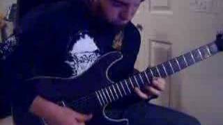 Scarified Intro In D Standard Tuning Paul Gilbert Cover [upl. by Chelsie]