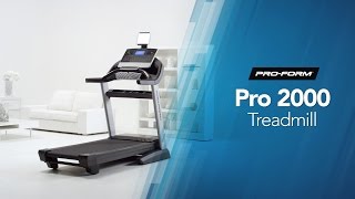 Exercise At Home On The New ProForm Pro 2000 Treadmill [upl. by Elahcim]