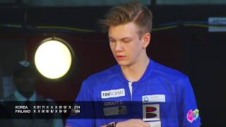 Bowling  2019 WJC Boys Masters Final Paris March 23 [upl. by Nosyaj433]