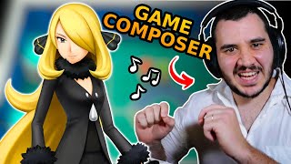 Game Composer Reacts to APPROACHING CHAMPION CYNTHIA from POKÉMON BDSP [upl. by Onitsuj]