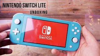 Nintendo Switch Lite unboxing [upl. by Nimzaj]