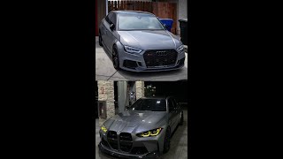 Audi Rs3 vs G82 M4 [upl. by Bronnie]