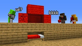 trolei com PROTEÇÃO FAKE no minecraft bedwars [upl. by Etakyram966]