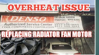 OVERHEAT ISSUE  REPLACING RADIATOR FAN MOTOR [upl. by Janaye923]