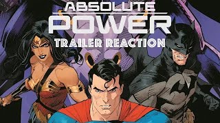 DC Absolute Power Comics Comic Event by Mark Waid and Dan Mora Trailer Reaction [upl. by Suedaht831]