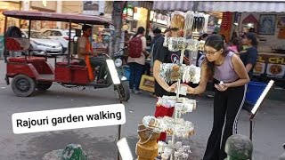 Rajouri garden cloth market Walking Tour Delhi India [upl. by Marlane]