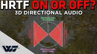 HRTF ON or OFF 3D Directional Audio for gunshots TESTED  PUBG [upl. by Airal651]