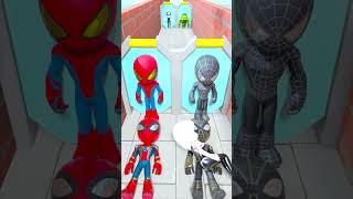 GTA V Kiss Run RED Spidey vs BLAC Spidey In Barry Prison gta [upl. by Yellah832]