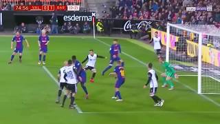 Jasper Cillessen Unbelievable Save vs Valencia Copa del Rey [upl. by Danas326]