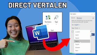 Vertaal je document in Word  Zonder Google Translate [upl. by Babby543]