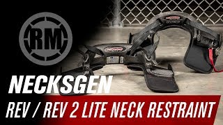 Necksgen Rev and Rev 2 Lite UTV Racing Neck Restraints [upl. by Dyke744]