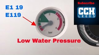 Baxi Boiler E119 Error  Low Pressure Simple Fix [upl. by Mobley]