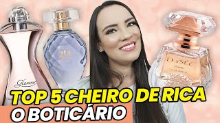 5 Perfumes com CHEIRO de RICA O BOTICÁRIO [upl. by Akela]