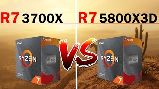 Ryzen 3700X vs 5800X3D  Benchmark  1080p  1440p  REAL USE SCENARIO [upl. by Notlehs]