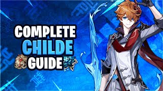 Complete Childe Guide 40 Rerun  Best Artifacts Weapons Playstyles and Showcase│Genshin Impact [upl. by Ahsenom822]