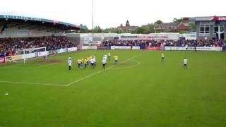 Telford United v Guiseley Play Off Final Liam Murrays Goal [upl. by Namajneb]