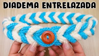 Diadema Tejida a Crochet o Ganchillo  crochet headband  VINCHA [upl. by Aniloj]