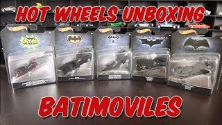 Unboxing Batimoviles hot wheels 150 [upl. by Reldnahc72]