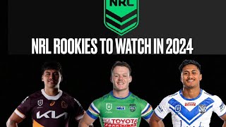 Nrl rookies to watch in 2024 [upl. by Eirellam]