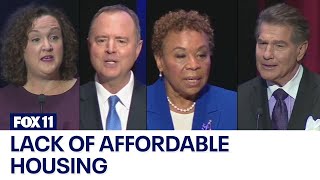 California Senate candidates debate rising housing costs [upl. by Mohsen]