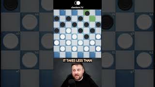 CAN YOU ANSWER TO THIS LOGICAL CHECKERS PUZZLE shorts checkers draughts [upl. by Durware]