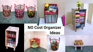 5 Easy DIY Organizer Ideas From Waste materialCardboard Box Organizer IdeaDiy OrganizerOrganizer [upl. by Nennahs]