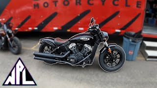 100 Horsepower Indian Scout Bobber  First Ride [upl. by Dorkas]