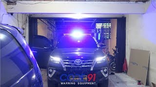 Toyota Fortuner VRZ w Whelen Cencom Whelen SA350M 2pcs FSS 4R VAMA H8 COB Plasma  by Code91 [upl. by Salvatore644]