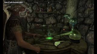 Skyrim  Precision Restoration Loop exactly 100 in Fortify enchants [upl. by Eetnom792]