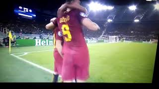 As Roma vs Chelsea 30 31102017 UEFA CHL Perottis finger moment [upl. by Sito918]