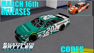 All Backstretch Battles Codes  March 16th 2021 Roblox Backstretch Battles [upl. by Bekki]