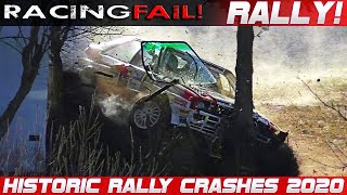 Historic Legend Rally Cars Crash Compilation 2020 [upl. by Aihsirt]