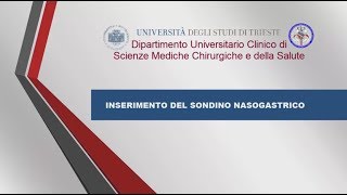 Inserimento sondino nasogastrico [upl. by Howes]